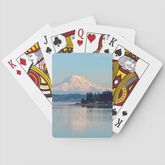Mt. Rainier Reflection cards (Back)