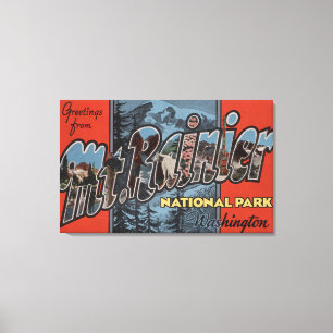 Mt. Rainier State Park, Washington Canvas Print