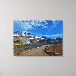 Mt. Rainier Stretched Canvas Print
