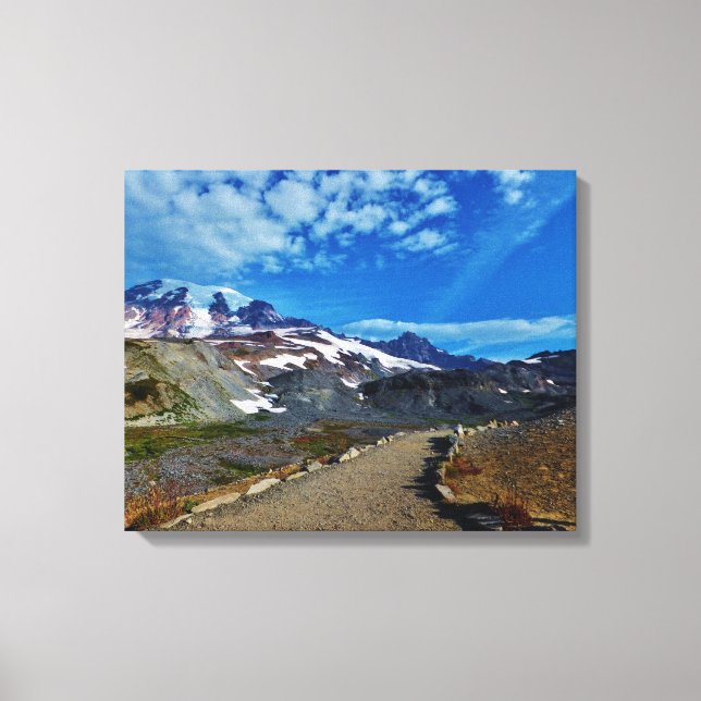 Mt. Rainier toile étirée (Recto)