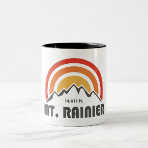 Mt. Rainier Two-Tone Coffee Mug