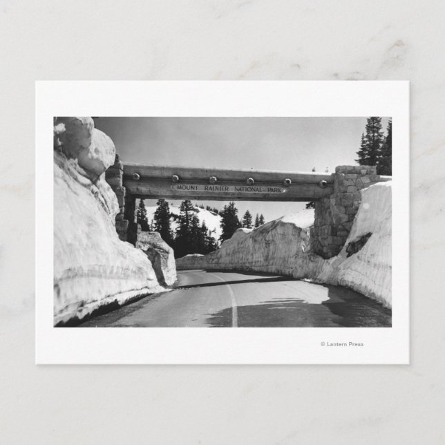 Mt. Rainier, WA Chinook Pass Summit Naches Pass Postcard (Front)