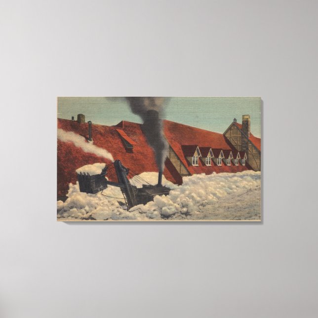 Mt. Rainier, WA - Paradise Inn Canvas Print (Front)