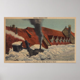 Mt. Rainier, WA - Paradise Inn Poster