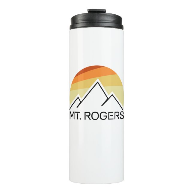 Mt. Rogers Virginia Retro Thermal Tumbler (Front)