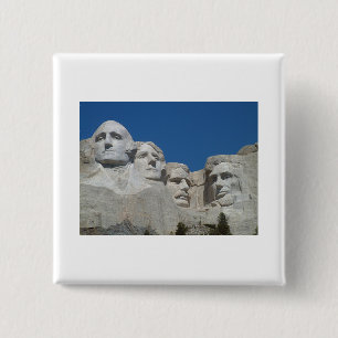 Mt. Rushmore 2 Inch Square Button