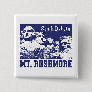 Mt. Rushmore 2 Inch Square Button