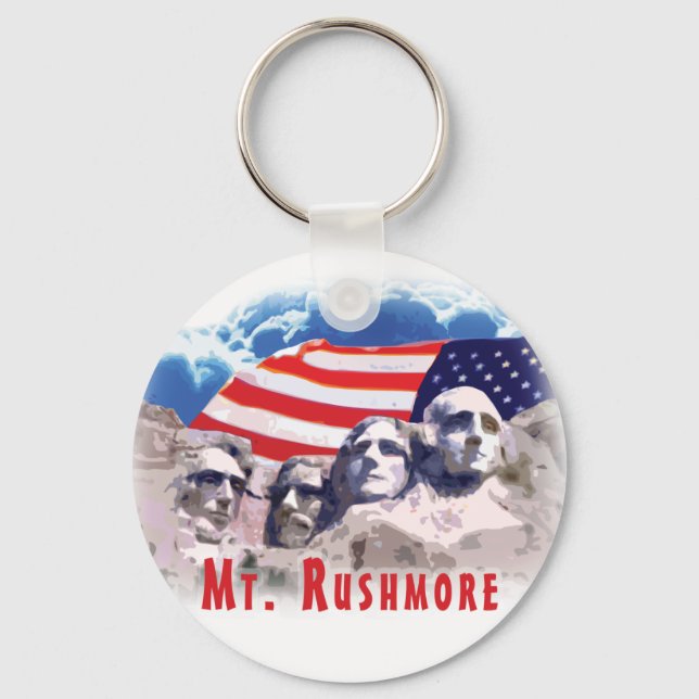 Mt. Rushmore Keychain (Front)