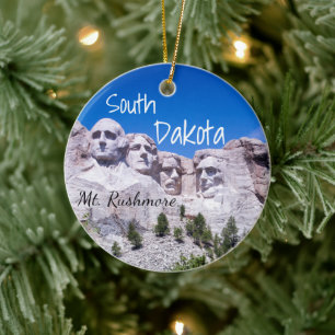 Mt. Rushmore National Park Christmas Ornament