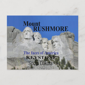 Mt. Rushmore Postcard
