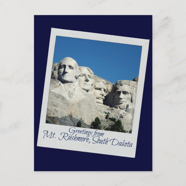 Mt. Rushmore Postcard (Front)
