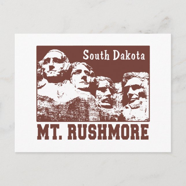 Mt. Rushmore Postcard (Front)