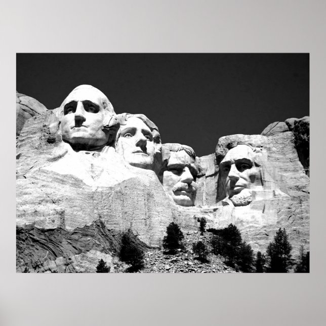 MT Rushmore Poster/ BW Poster (Front)