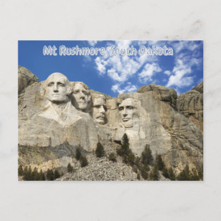 Mt Rushmore, South Dakota Postcard