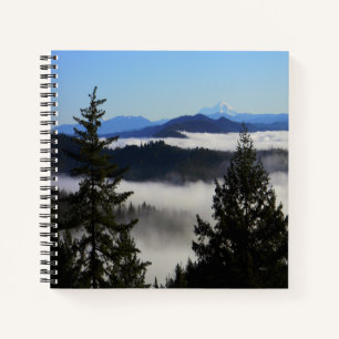 Mt. Shasta beyond the fog..... Notebook