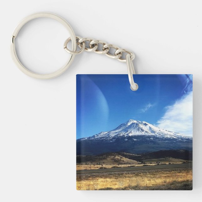 Mt. Shasta, CA Keychain (Front)