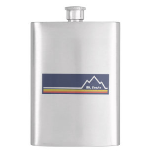 Mt. Shasta California Hip Flask