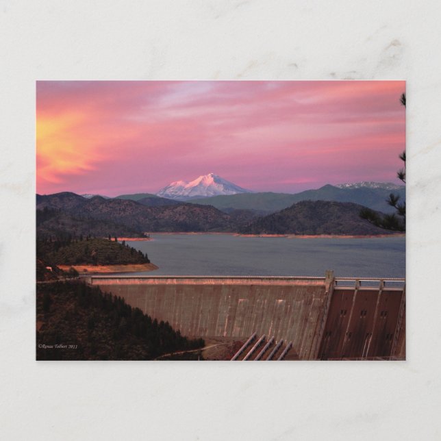 Mt. Shasta Postcard (Front)