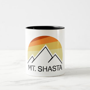 Mt. Shasta Retro Two-Tone Coffee Mug