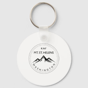 Mt. St. Helens Washington Mountain Climbing Hiking Keychain
