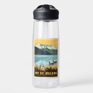 Mt St. Helens   Washington Water Bottle