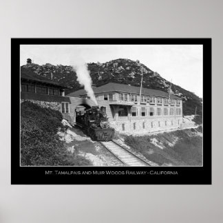 Mt Tamalpais & Mill Valley Railway Photo Poster
