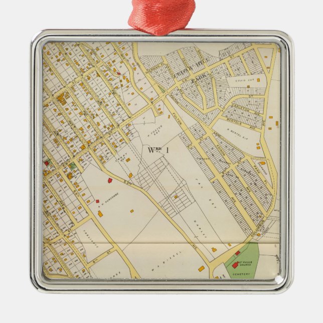 Mt Vernon 1 Metal Ornament (Front)