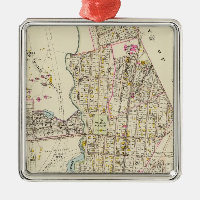 Mt Vernon ward 5, Pelham, New York Metal Ornament (Front)