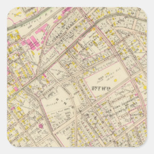 Mt Vernon wards 1, 3, 5, New York Square Sticker