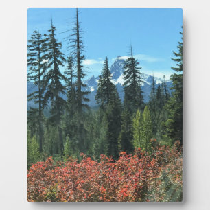 Mt. Washington in Autumn, OR Plaque