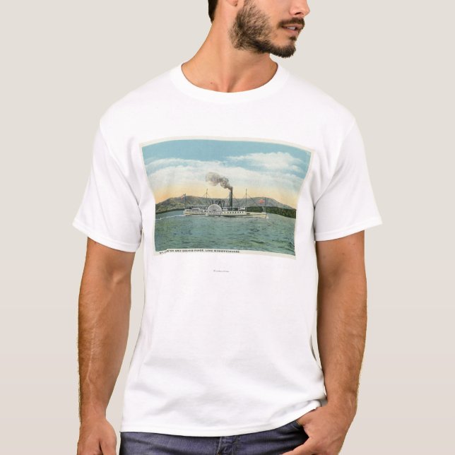 Mt. Washington Steamer, Ossipee Range View T-Shirt (Front)