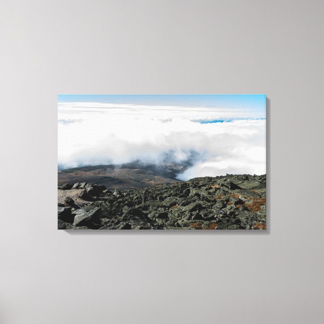 Mt. Washington Summit Rocky Terrain Canvas Print (Front)