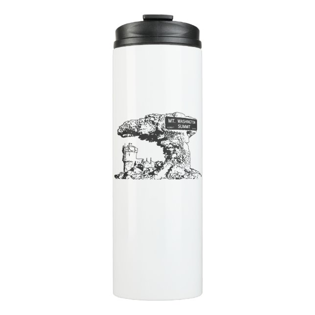 Mt. Washington Summit Sign Thermal Tumbler (Front)