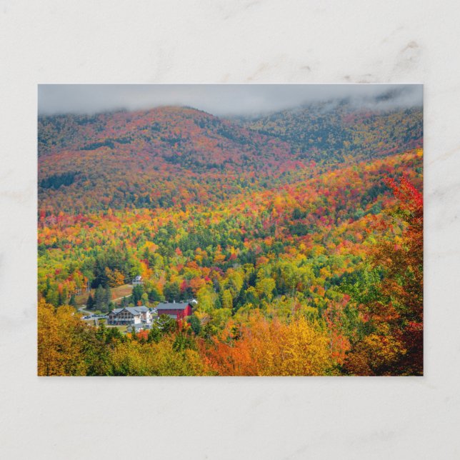 Mt. Washington Valley in Autumn Postcard (Front)