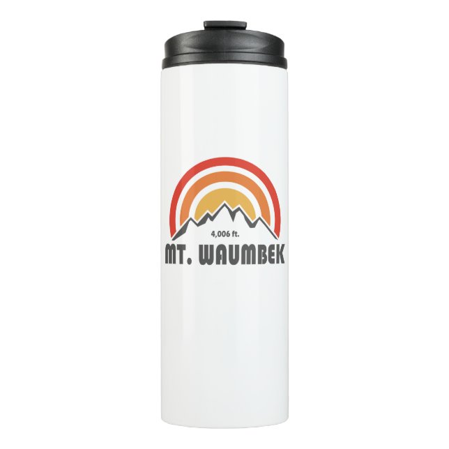 Mt. Waumbek New Hampshire Thermal Tumbler (Front)