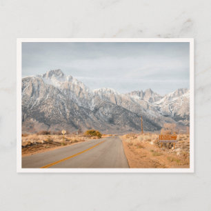 Mt Whitney Alabama Hills Sierra Mountains Postcard