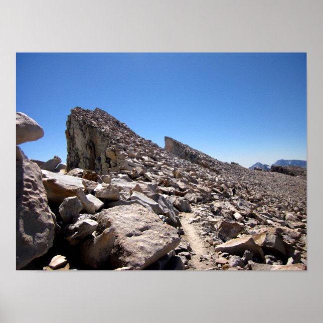 Mt Whitney needles Traverse 2 - John Muir Trail Poster (Front)