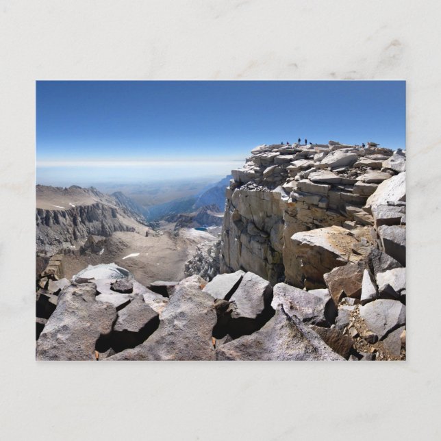 Mt Whitney Summit - John Muir Trail Postcard (Front)