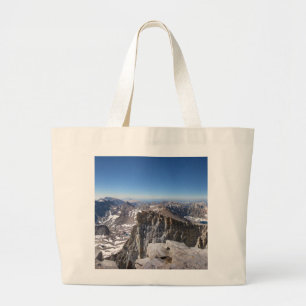 Mt Whitney Summit - John Muir Trail - Sierra Large Tote Bag
