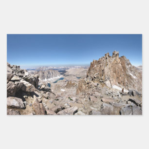 Mt Whitney Trail Crest Panorama - Sierra Sticker