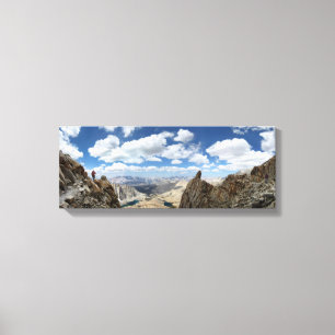 Mt Whitney Trail Over Hitchcock and Guitar lakes 2 Canvas Print