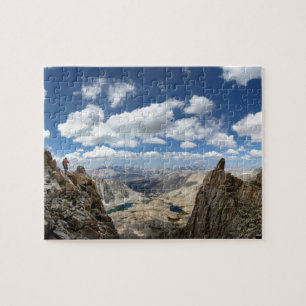 Mt Whitney Trail Over Hitchcock and Guitar lakes 2 Jigsaw Puzzle