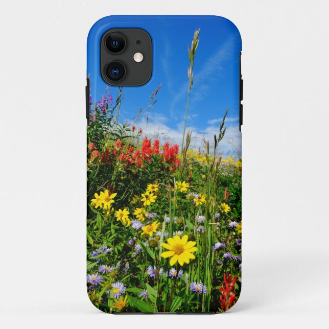 Mt. Wildflowers Case-Mate iPhone Case (Back)