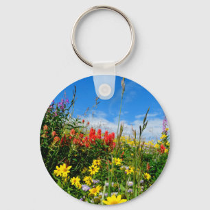Mt. Wildflowers Keychain