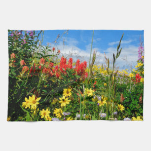 Mt. Wildflowers Kitchen Towel
