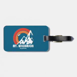 Mt. Williamson California Sun Eagle Luggage Tag