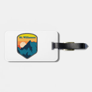 Mt. Williamson California Sunrise Luggage Tag