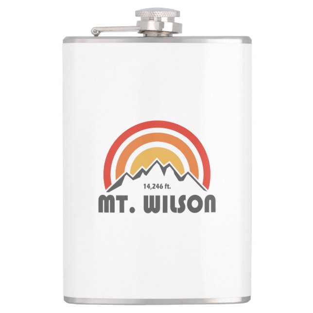 Mt. Wilson Hip Flask (Front)