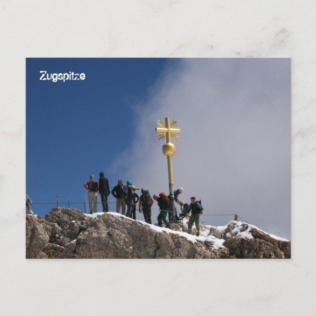 Mt. Zugspitze Postcard (Front)