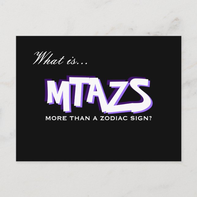MTAZS Cancer Screening Reminder Post Card (Front)